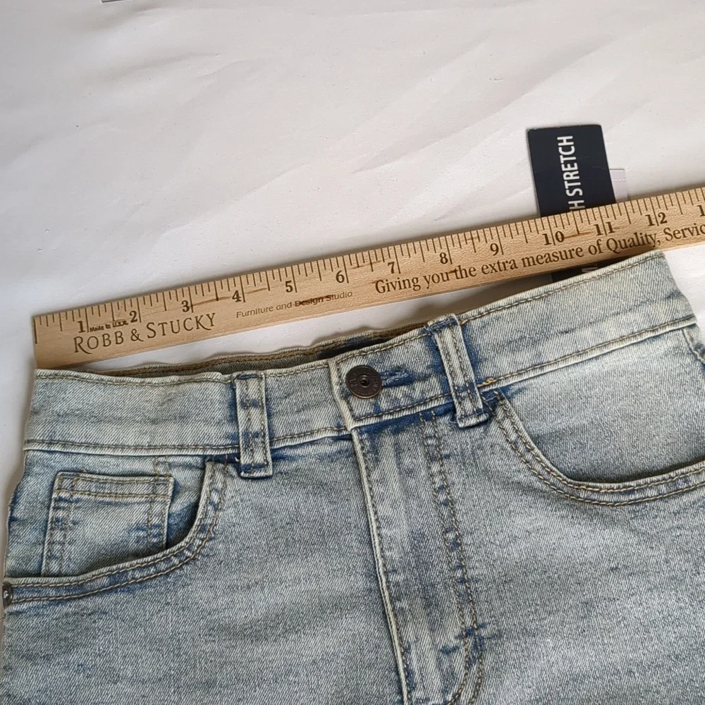 OshKosh B'gosh Adjustable Waist Raw Hem Jean Shorts Sz 10